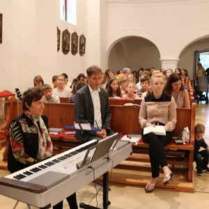 Hl. Messe gefeiert mit Kaplan Andreas Stipsits