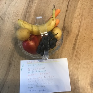 Meine Schale der Dankbarkeit