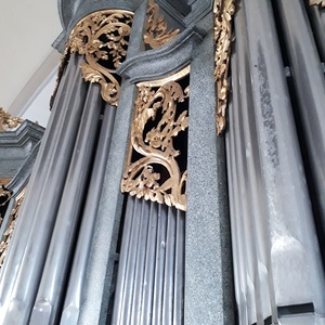 Hornstein - Pfarrkirche St. Anna / Gottfried Allmer Prospektdetail.