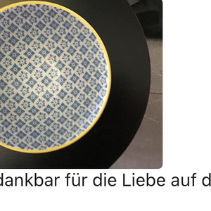 Meine Schale der Dankbarkeit