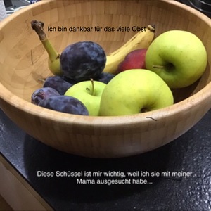 Meine Schale der Dankbarkeit