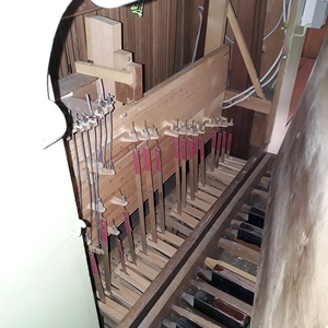 Litzelsdorf - Pfarrkirche St. Leonhard / Gottfried Allmer Spieltischtraktur.