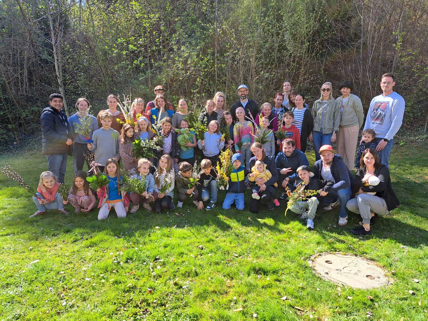 Palmsträuße binden