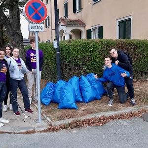 Projekt 'Clean by Example' / © István Demény die 7M-Klasse in Aktion