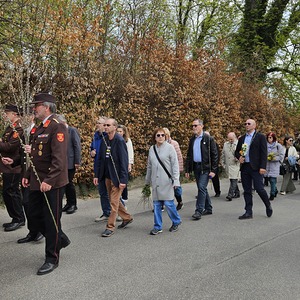 Palmprozession in die Pfarrkirche