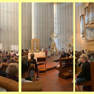 Kirche an diesem Tag - Raum für Multireligiösität RL Katharina Stipsits und muslimische Schülerin