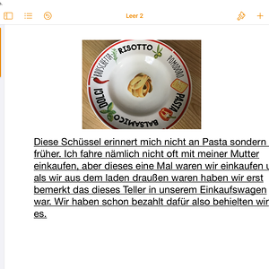 Meine Schale der Dankbarkeit