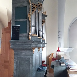 Hornstein - Pfarrkirche St. Anna / Gottfried Allmer Ansicht der Empore.