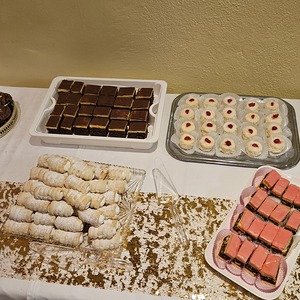 Vorbereitung Buffet Neujahrsempfang 2026